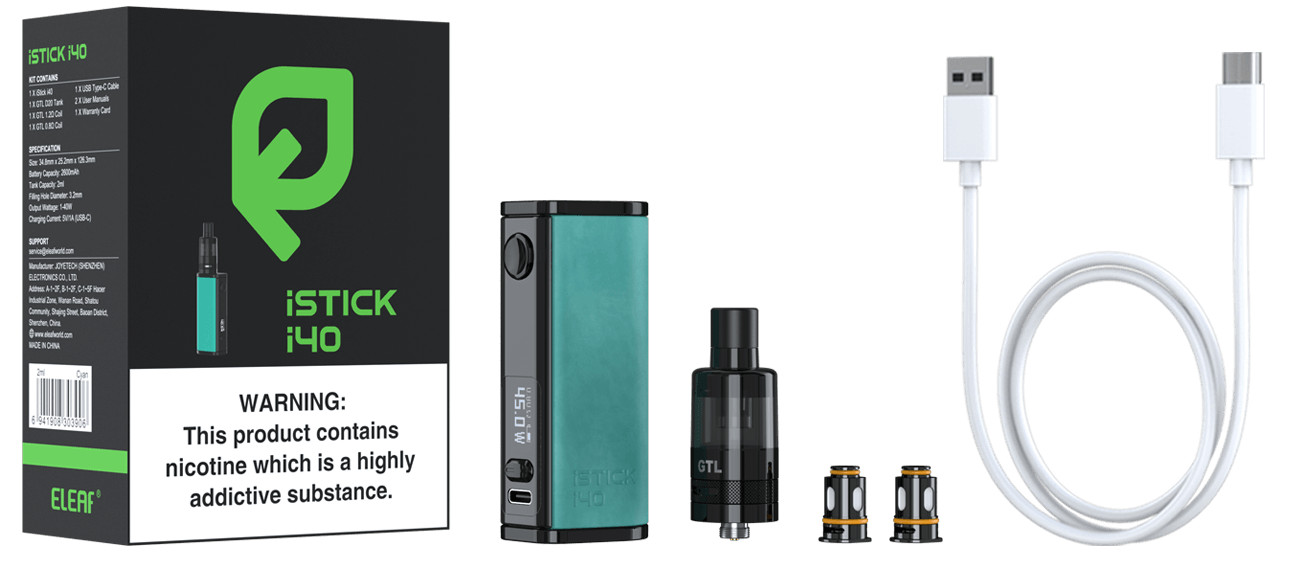 Package of iStick i40 with GTL D20 Tank