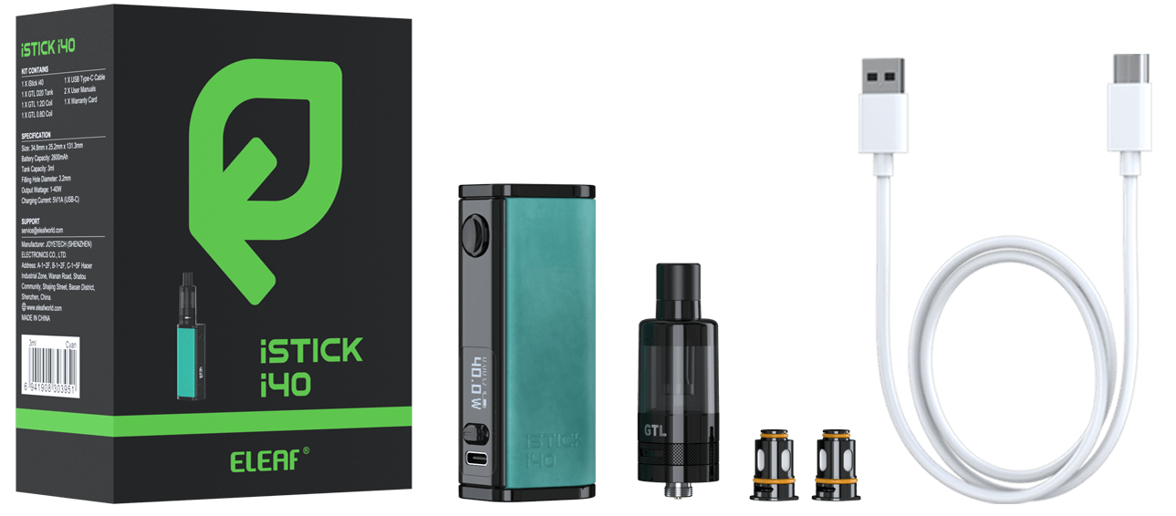 Package of iStick i40 with GTL D20 Tank
