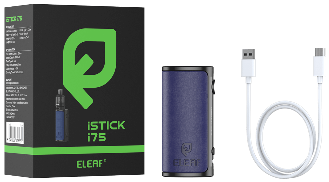 Package of Eleaf iStick i75 Mod