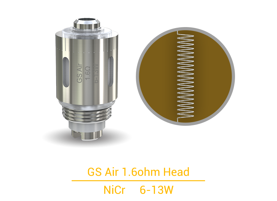 GS Air 1.6ohm Head
